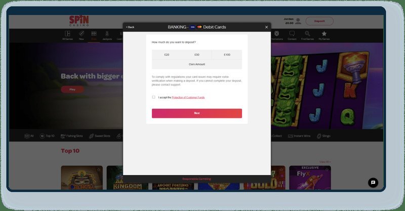 Spin castle login, casino spinscastle